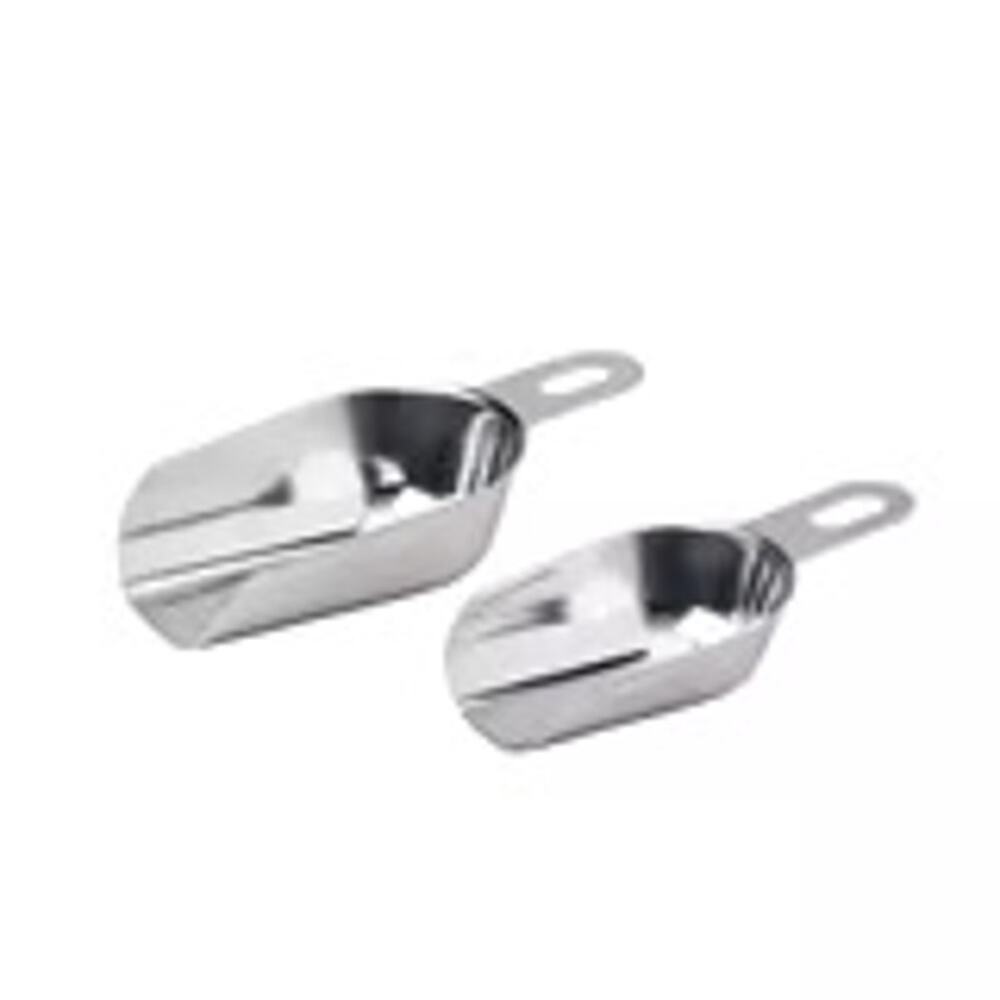 IKEA 365+ Stainless Steel Scoop Set Practical Two Size Kitchen/Garden Tool